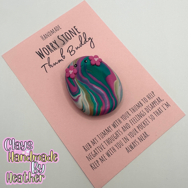 Tropical Vibes Worry Stone Thumb Buddy