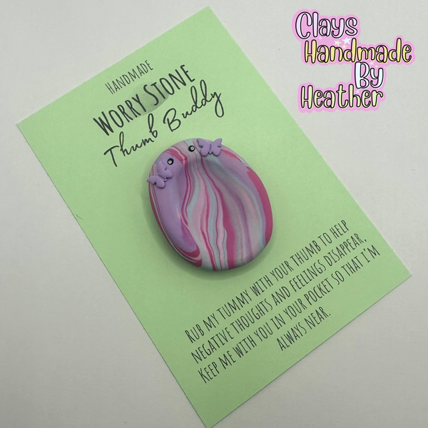 Butterfly Worry Stone Thumb Buddy