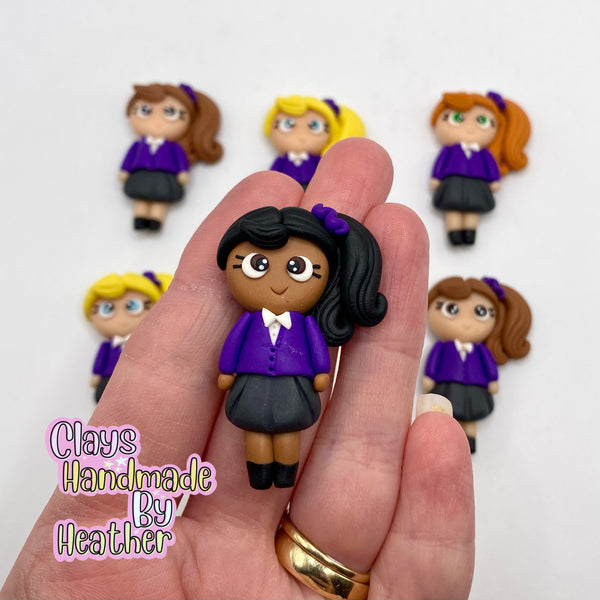 Purple Schoolgirl Dark Skin (MADE TO ORDER)