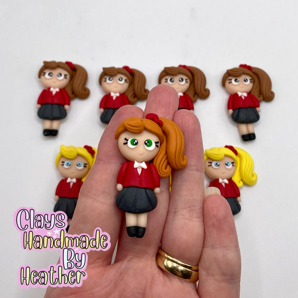 Red Schoolgirl Red Hair (MADE TO ORDER)