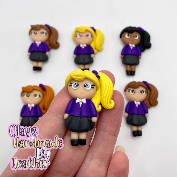 Purple Schoolgirl Blonde Hair (MADE TO ORDER)