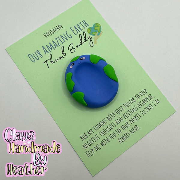 Our Amazing Earth Worry Stone Thumb Buddy