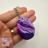 Positive Purples Thumb Buddy Calming Keyring