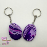 Positive Purples Thumb Buddy Calming Keyring