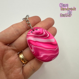 Positive Pinks Thumb Buddy Calming Keyring