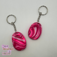 Positive Pinks Thumb Buddy Calming Keyring