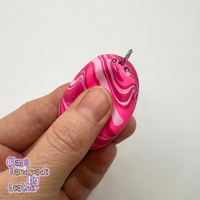 Positive Pinks Thumb Buddy Calming Keyring