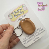 Relaxing Retriever Thumb Buddy Calming Keyring