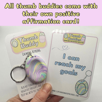 Pastel Thumb Buddy Calming Keyring