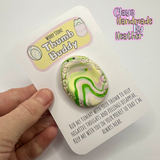 Spring Flowers Worry Stone Thumb Buddy