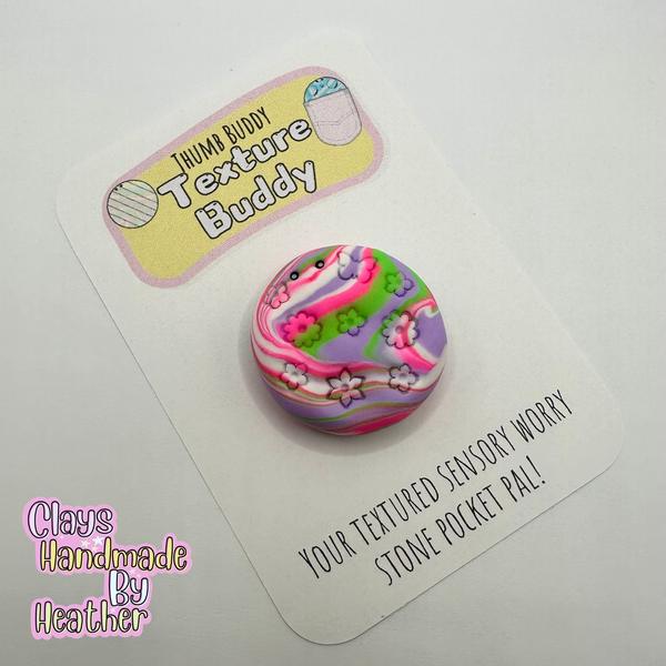 Springtime Texture Buddy Worry Stone Thumb Buddy