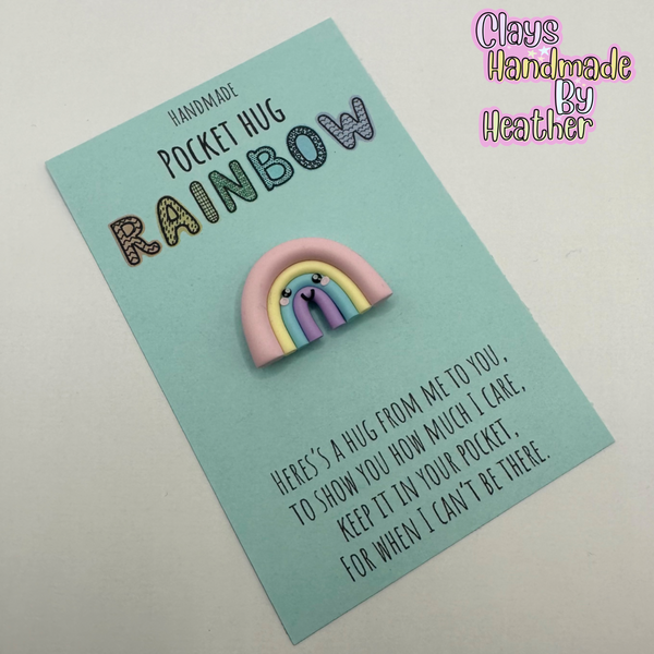 Pocket Hug Pastel Rainbow