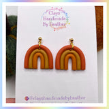 Autumn Spice Rainbow Earrings