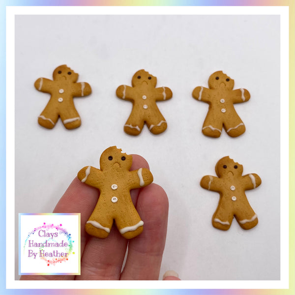 Nibbled Head Gingerbread Man